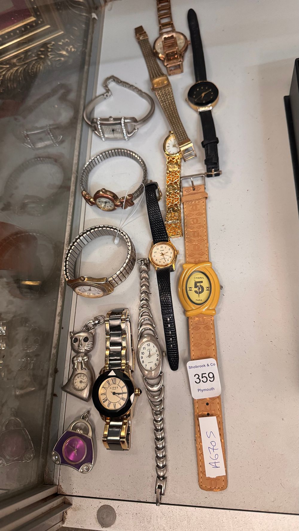 Lot 359: A Collection of Assorted Wristwatches and Fob Watches Including Lipsy London, Accurist and Pulsar Examples