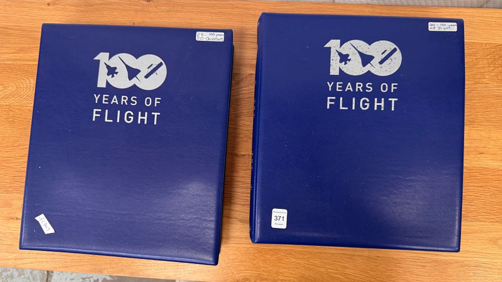 Lot 371: A Pair of Two Westminster Collection 100 Years of Flight Commemorative Philatelic Binders