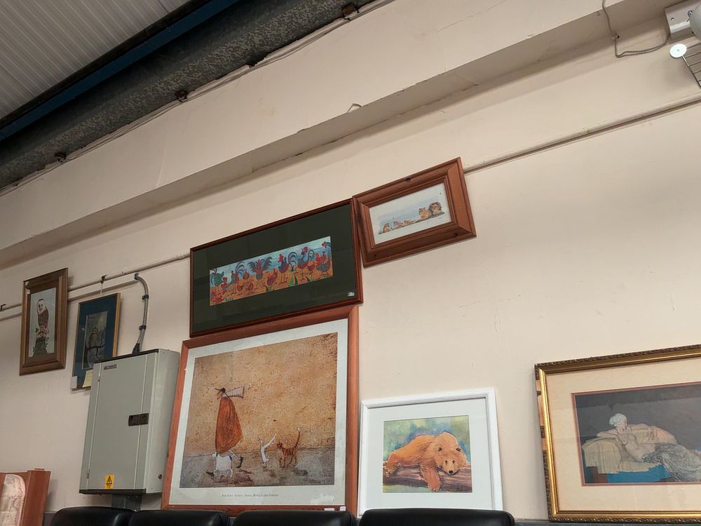 Lot 395: A Collection of Framed Artworks including Examples by Sam Toft, P. Hinds and P. Paternoster