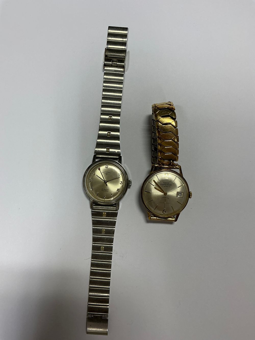 Lot 148: Two Swiss Made Mechanical Wristwatches Including Rotary and Swiss Emperor Examples