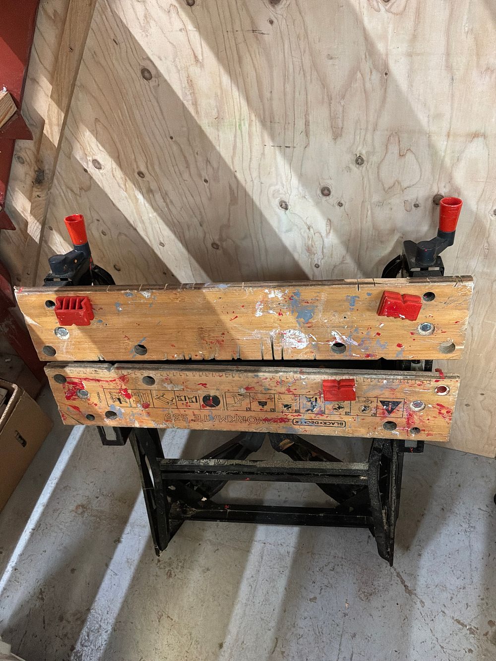 Lot 98: A Black & Decker Workmate 536 Folding Portable Workbench and Vise