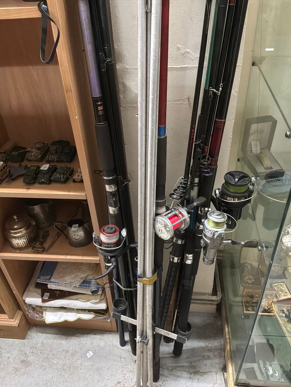Lot 112: A Collection of Sea and Coarse Fishing Equipment Including Daiwa and Abu Garcia Examples