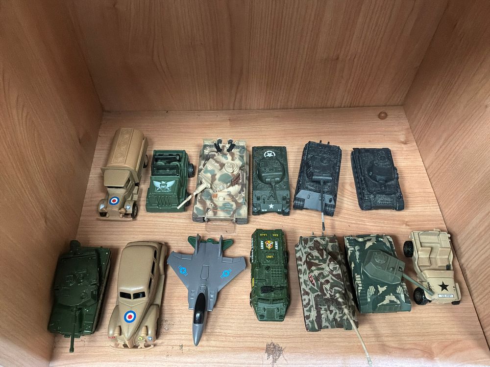 Lot 187: A Collection of Military Vehicles and Aircraft Including Corgi Examples