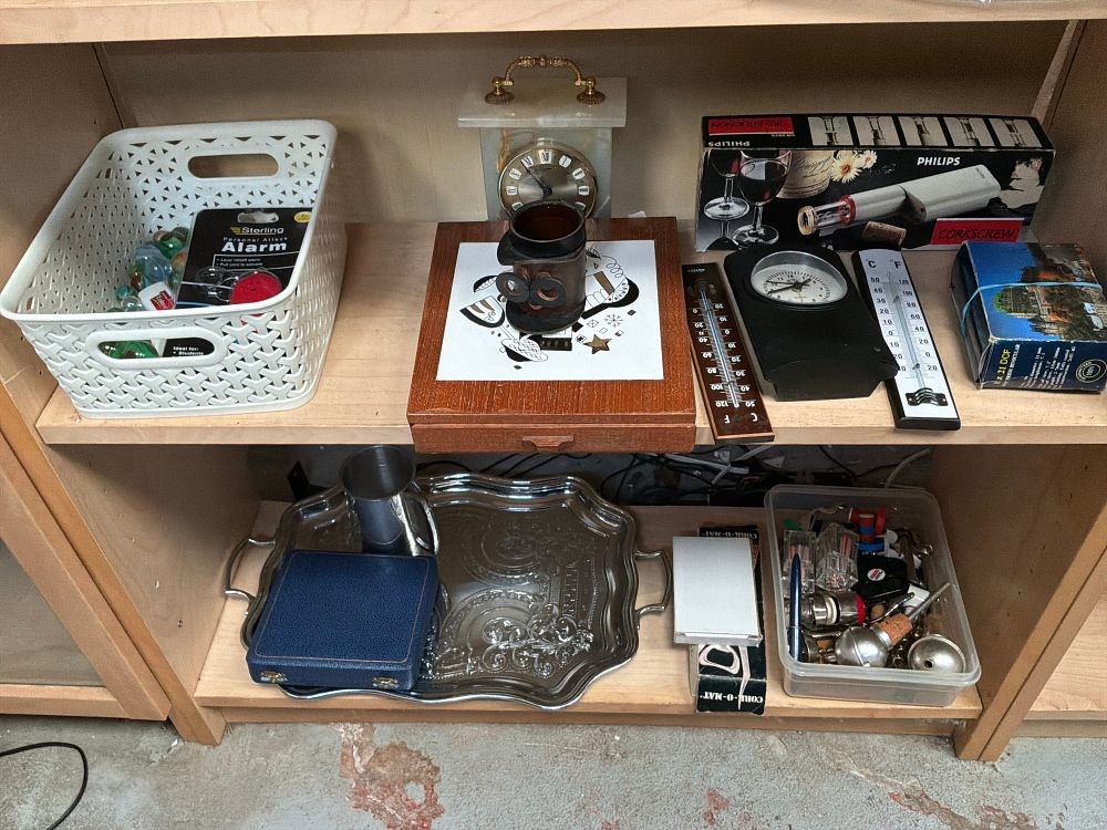 Lot 218: A Collection of Household Items including Philips and Sterling Examples