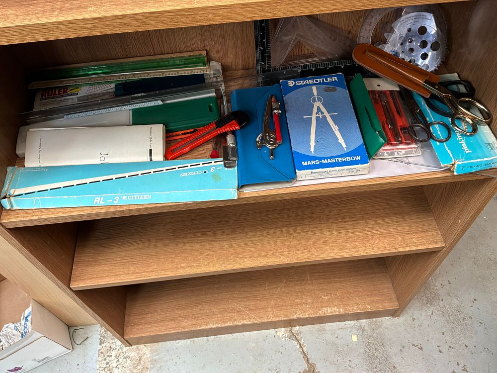 Lot 230: A Collection of Vintage Drafting and Technical Drawing Instruments Including Citizen and Staedtler Examples