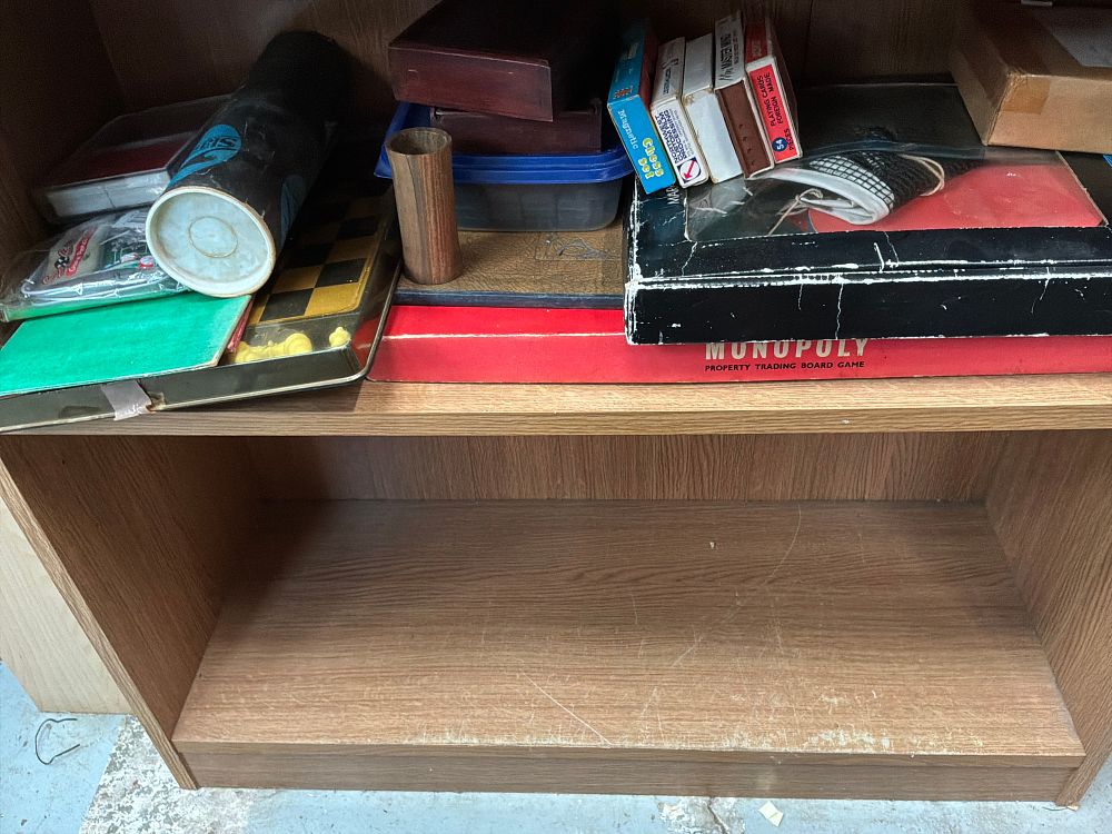 Lot 232: A Collection of Vintage Board Games and Card Games Including Monopoly and Invicta Examples