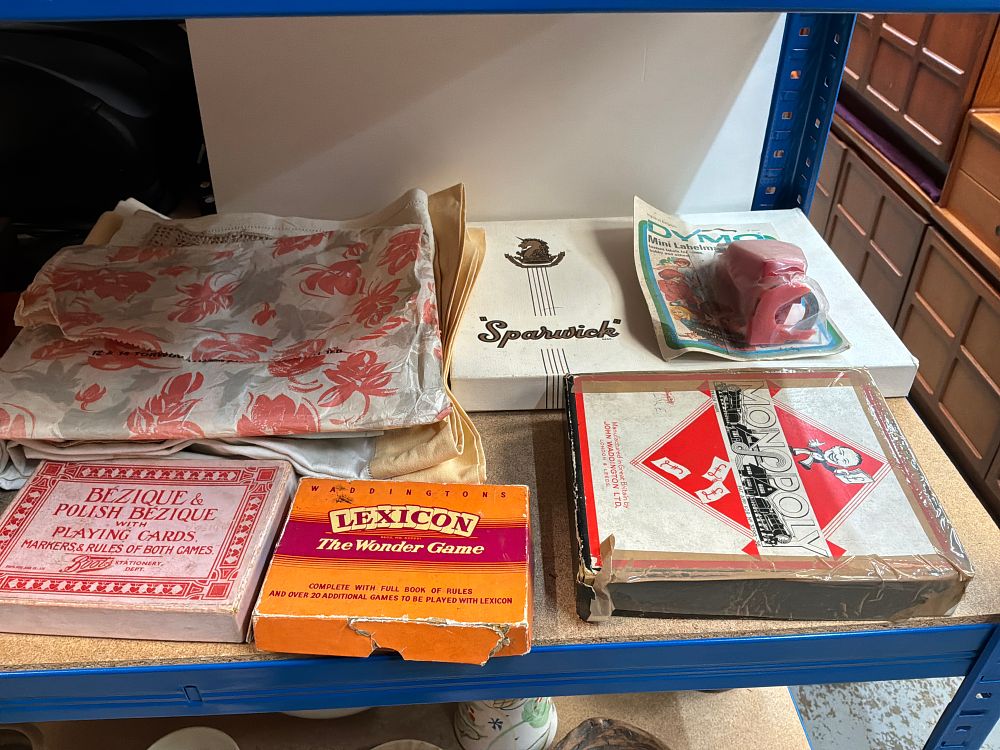 Lot 243: A Collection of Vintage British Board and Card Games Including Waddingtons and Chad Valley Examples