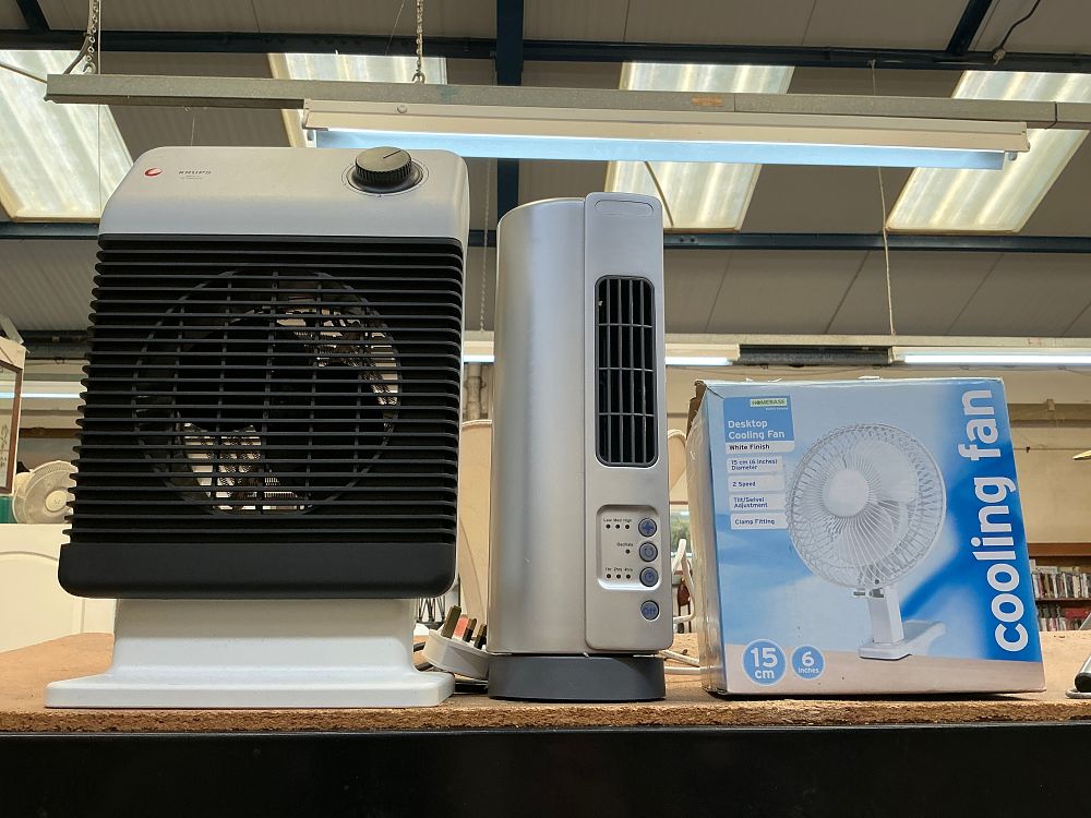 Lot 265: A Trio of Small Household Electrical Appliances Including Krups and Homebase Examples
