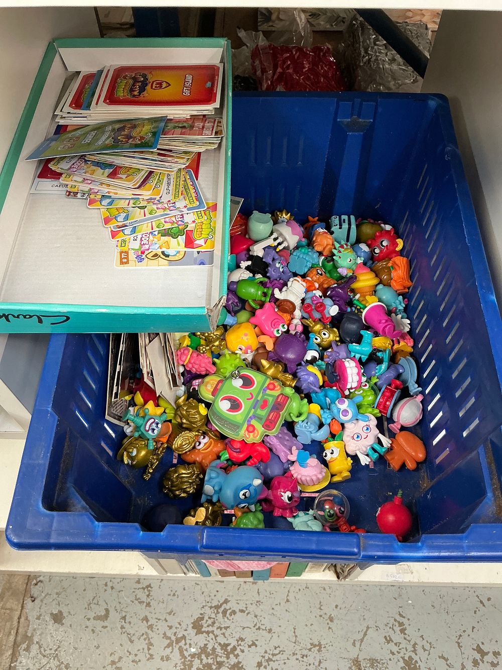 Lot 326: A Collection of Moshi Monsters Moshling Figures and Mash Up Trading Cards including Topps and Mind Candy Examples