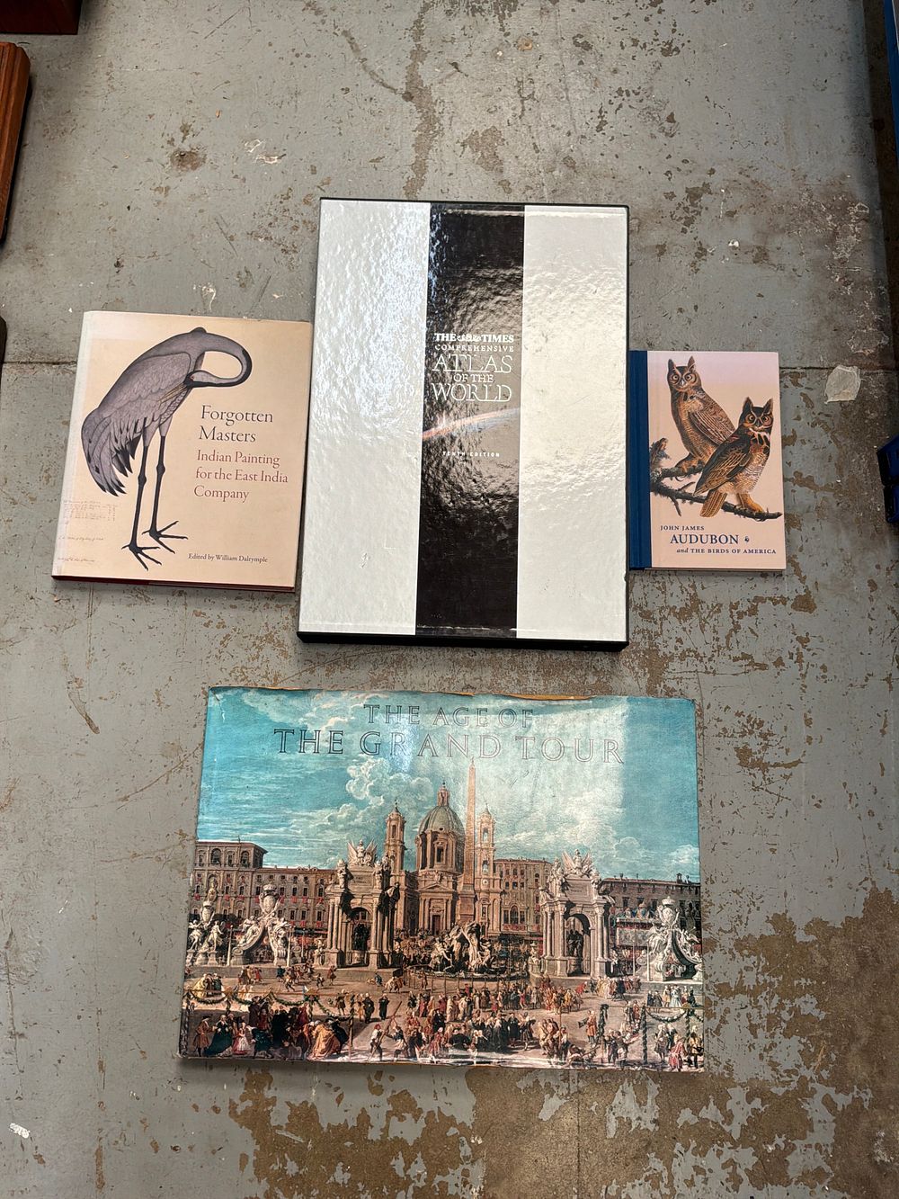 Lot 354: A Collection of Large Format Illustrated Art and Reference Books Including The Times World Atlas