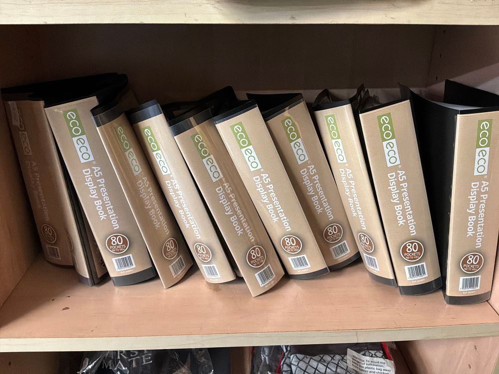 Lot 420: A Collection of eco eco A5 Recycled Presentation Display Books
