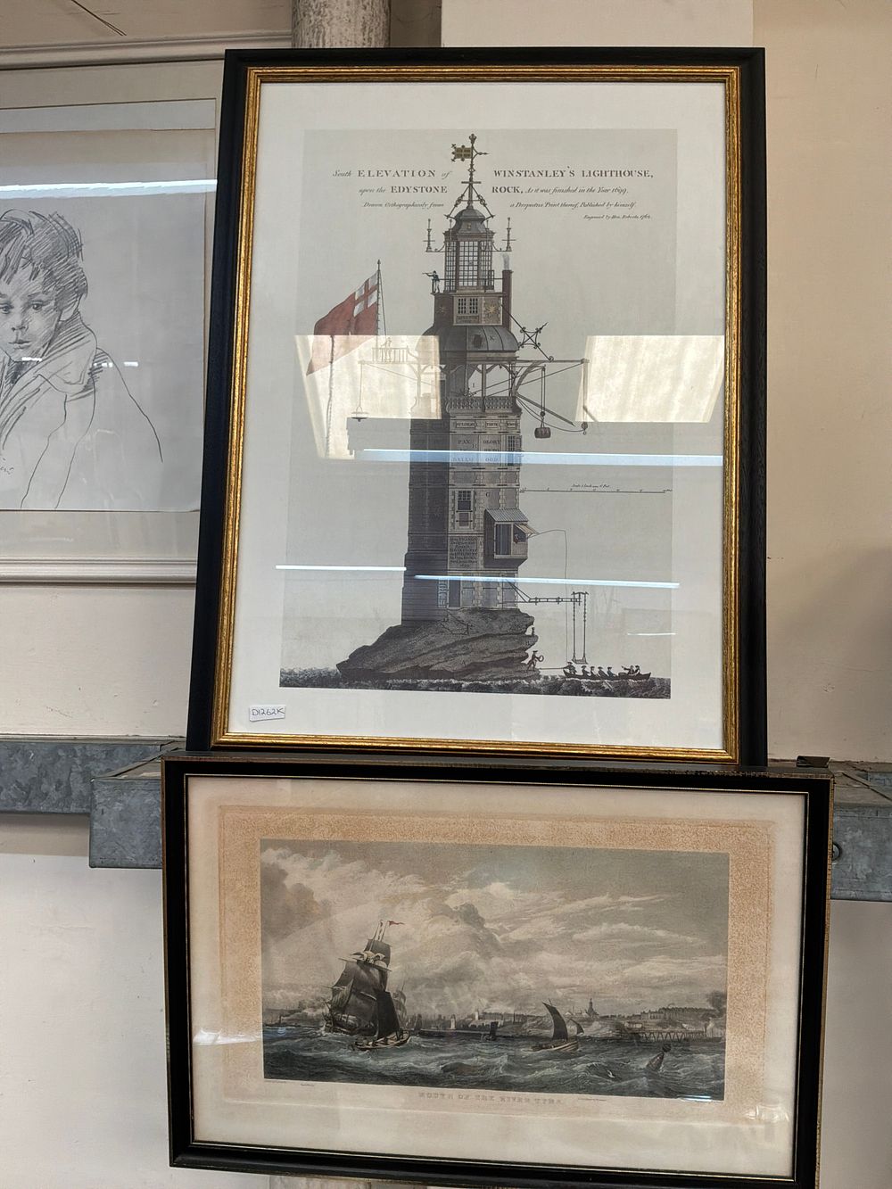 Lot 514: A Pair of Framed Nineteenth Century British Hand Coloured Intaglio Prints