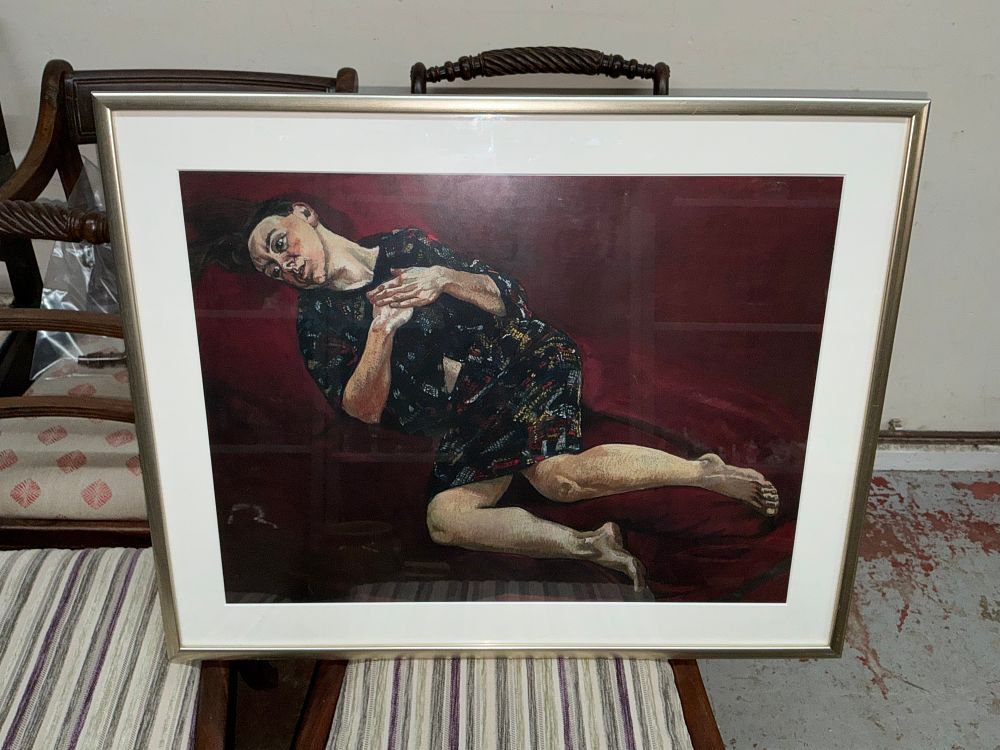 Lot 527: Paula Rago ‘Love’ A Contemporary British Style Figurative Study Print