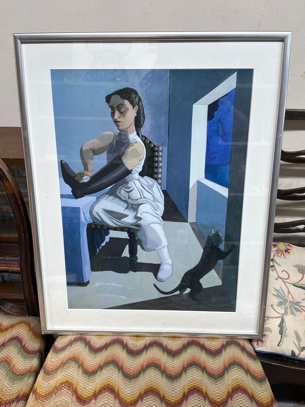 Lot 528: Paula Rego 'The Policeman's Daughter' Modernist Lithograph style Art Print