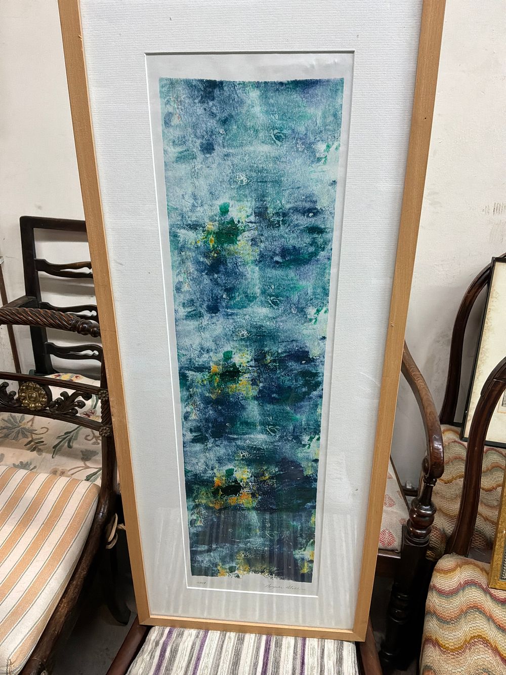 Lot 550: A Collection of Three Angela Mellor Modern Abstract Monotypes