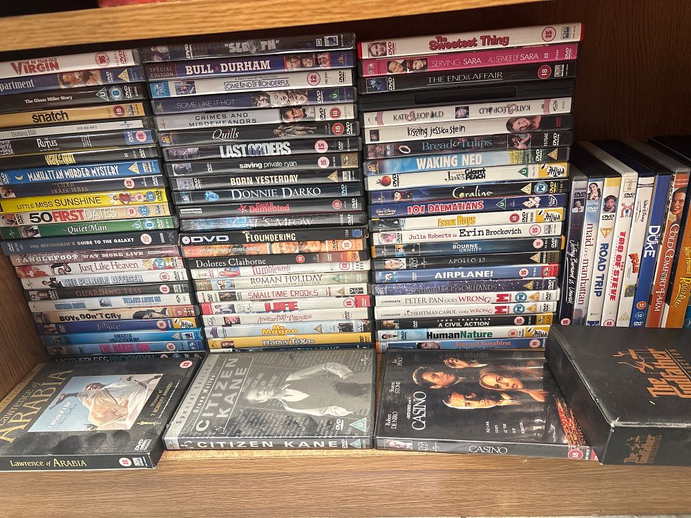 Lot 233: A Collection of Assorted DVD Movies and Box Sets Including The Godfather and Citizen Kane