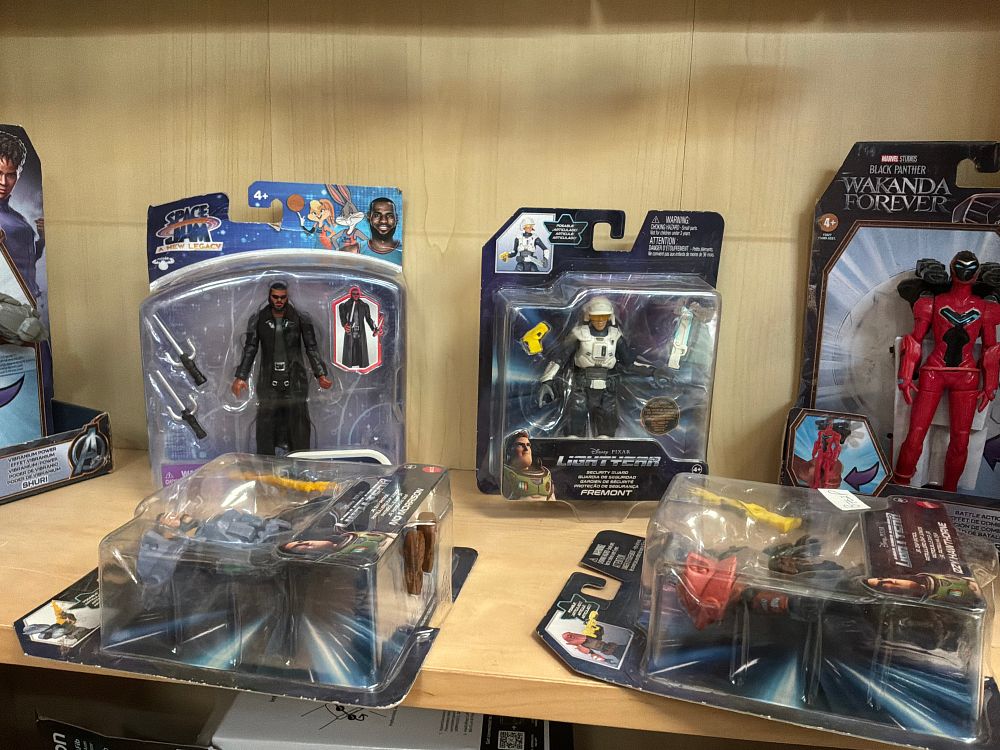 Lot 166: A Collection of Disney Pixar and Marvel Plastic Action Figures including Mattel and Hasbro Examples