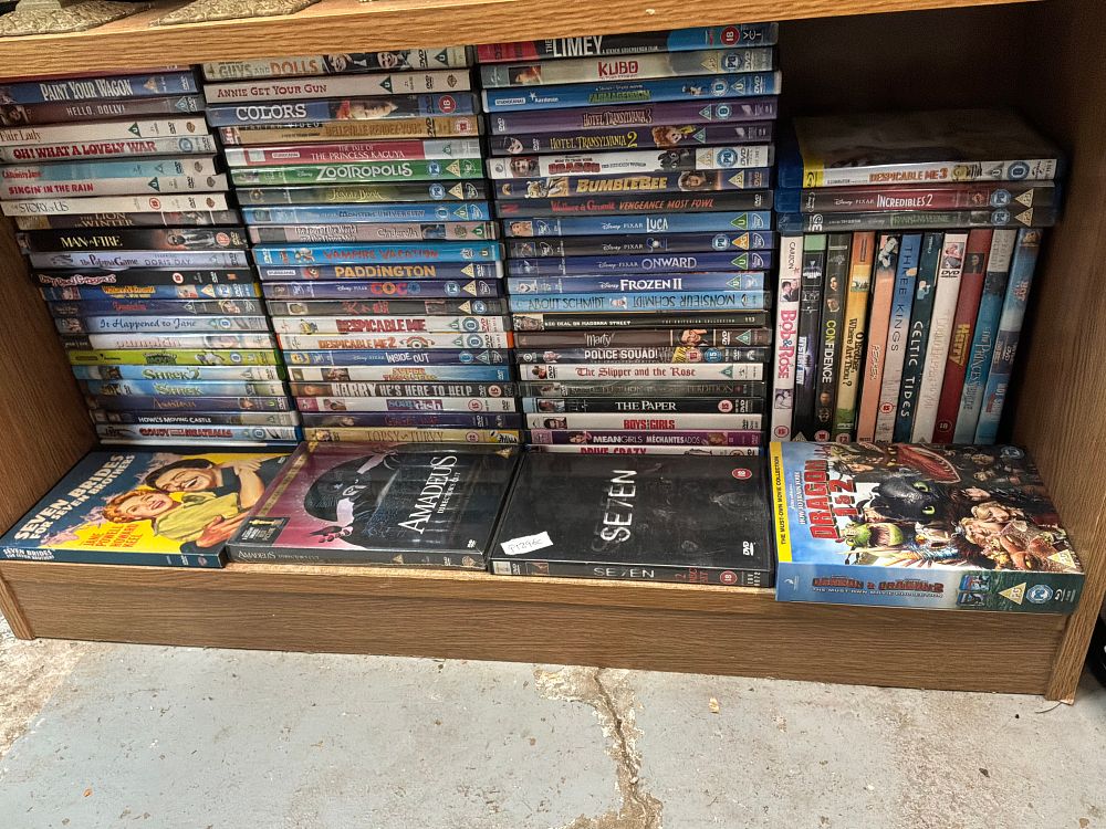 Lot 178: A Collection of Assorted DVD and Blu-ray Media Including Disney Pixar and Dreamworks Titles