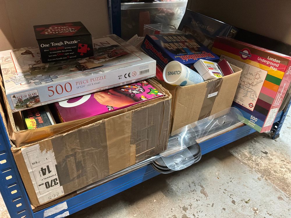 Lot 183: A Collection of Vintage and Modern Board Games and Jigsaw Puzzles including Falcon de luxe and Spear's Games Examples