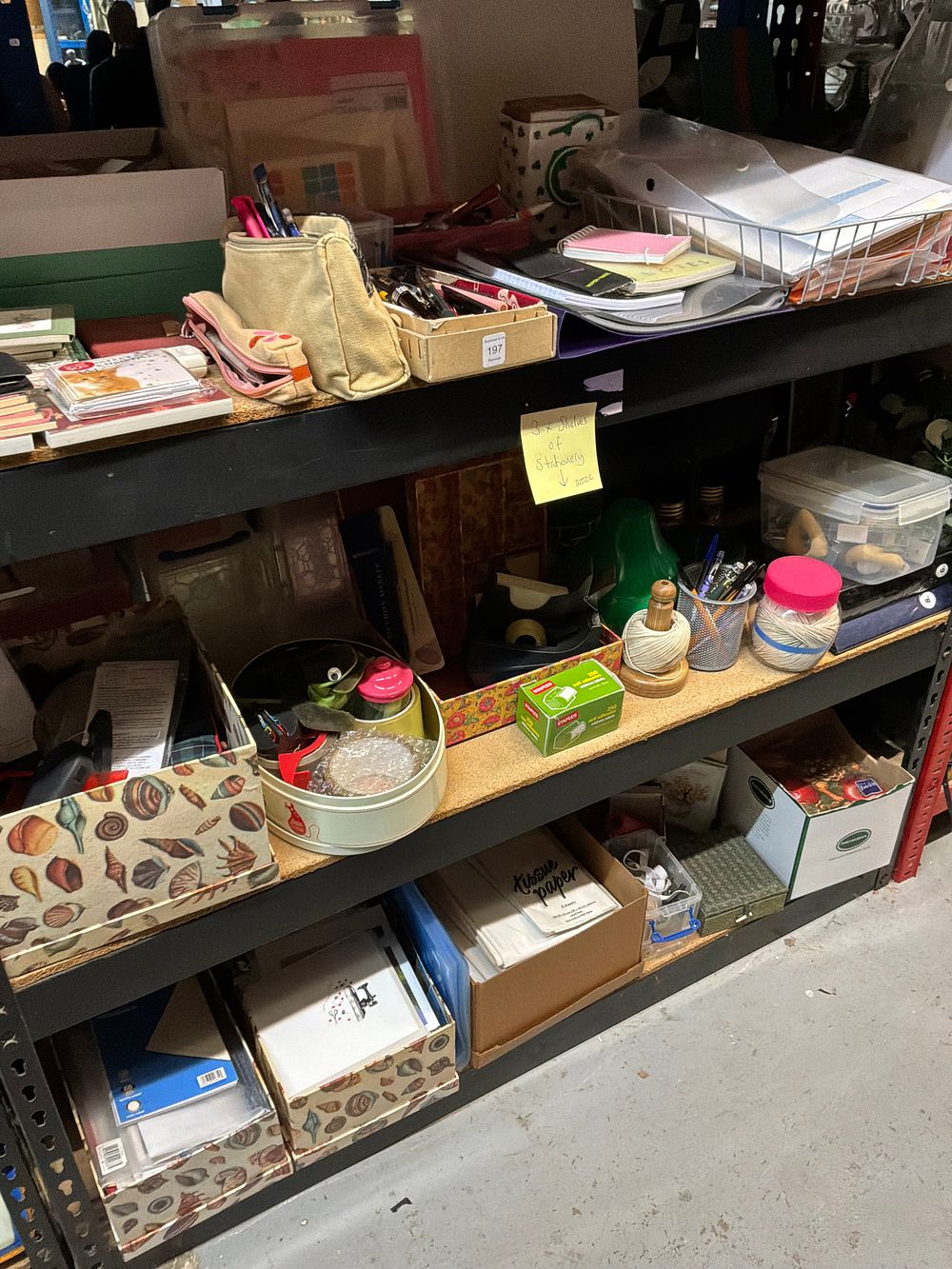 Lot 197: A Collection of Stationery and Office Supplies Including Canon and WHSmith Examples
