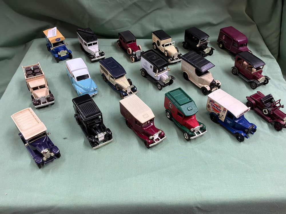 Lot 202: A Collection of Die-Cast Metal Promotional Vehicles Including Lledo and Oxford Diecast Examples