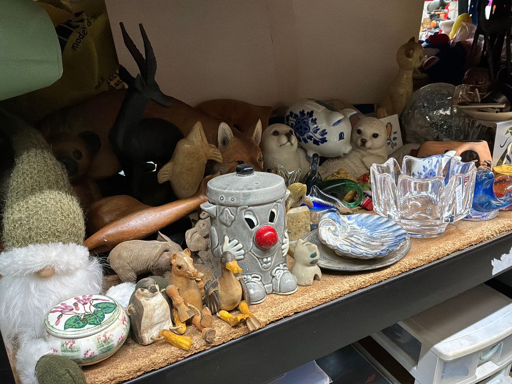 Lot 208: A Collection of Decorative Glass and Ceramic Figurines