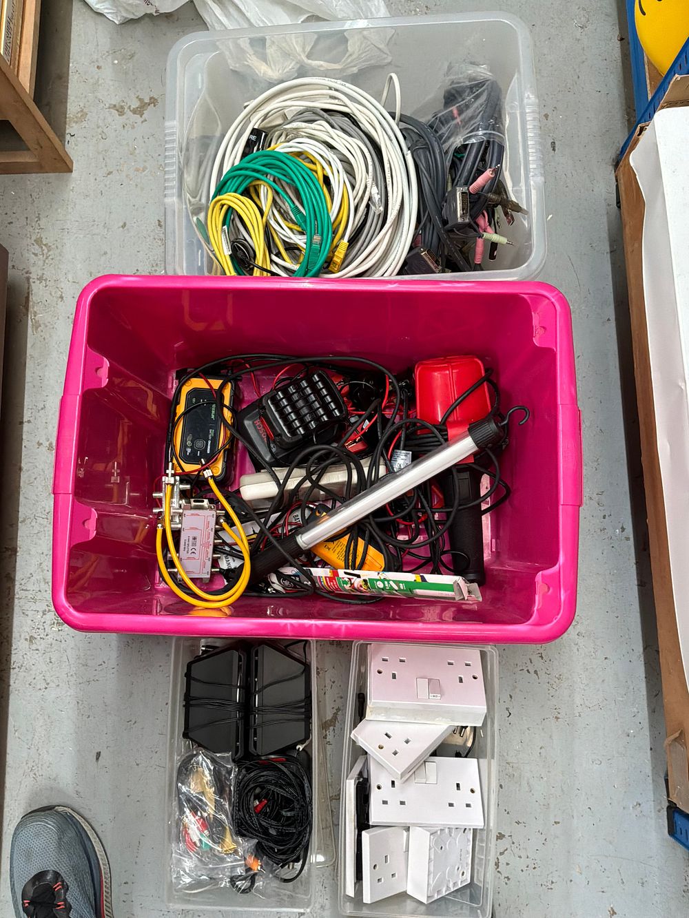 Lot 226: A Collection of Electrical Testing Equipment and Domestic Wiring Components Including Martindale and Foxsur Examples