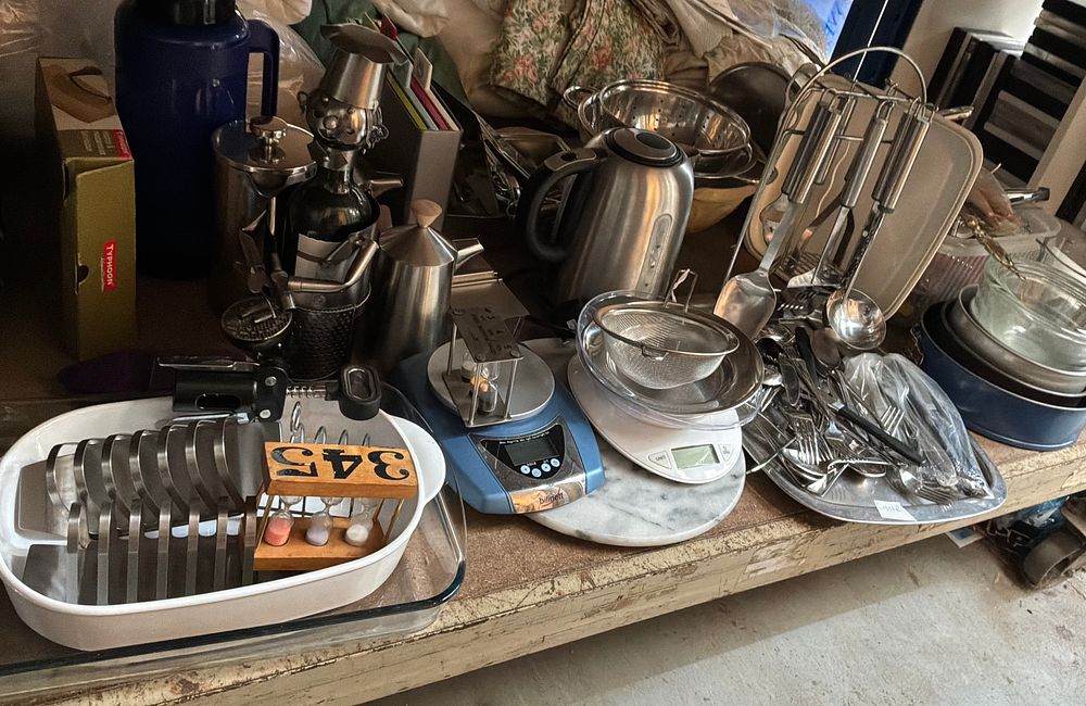 Lot 267: A Collection of Kitchen Utensils and Cookware Including Bifinett and Typhoon Examples