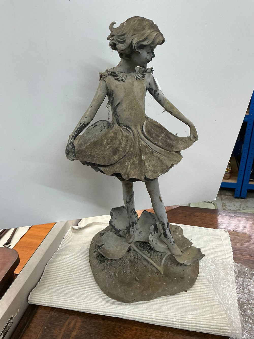 Lot 316: A Resin Composite The Columbine Fairy Garden Ornament including Past Times Examples