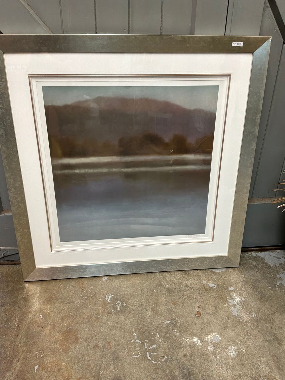 Lot 362: A Framed Limited Edition Robert Lenkiewicz Offset Lithograph Titled Silver Lake
