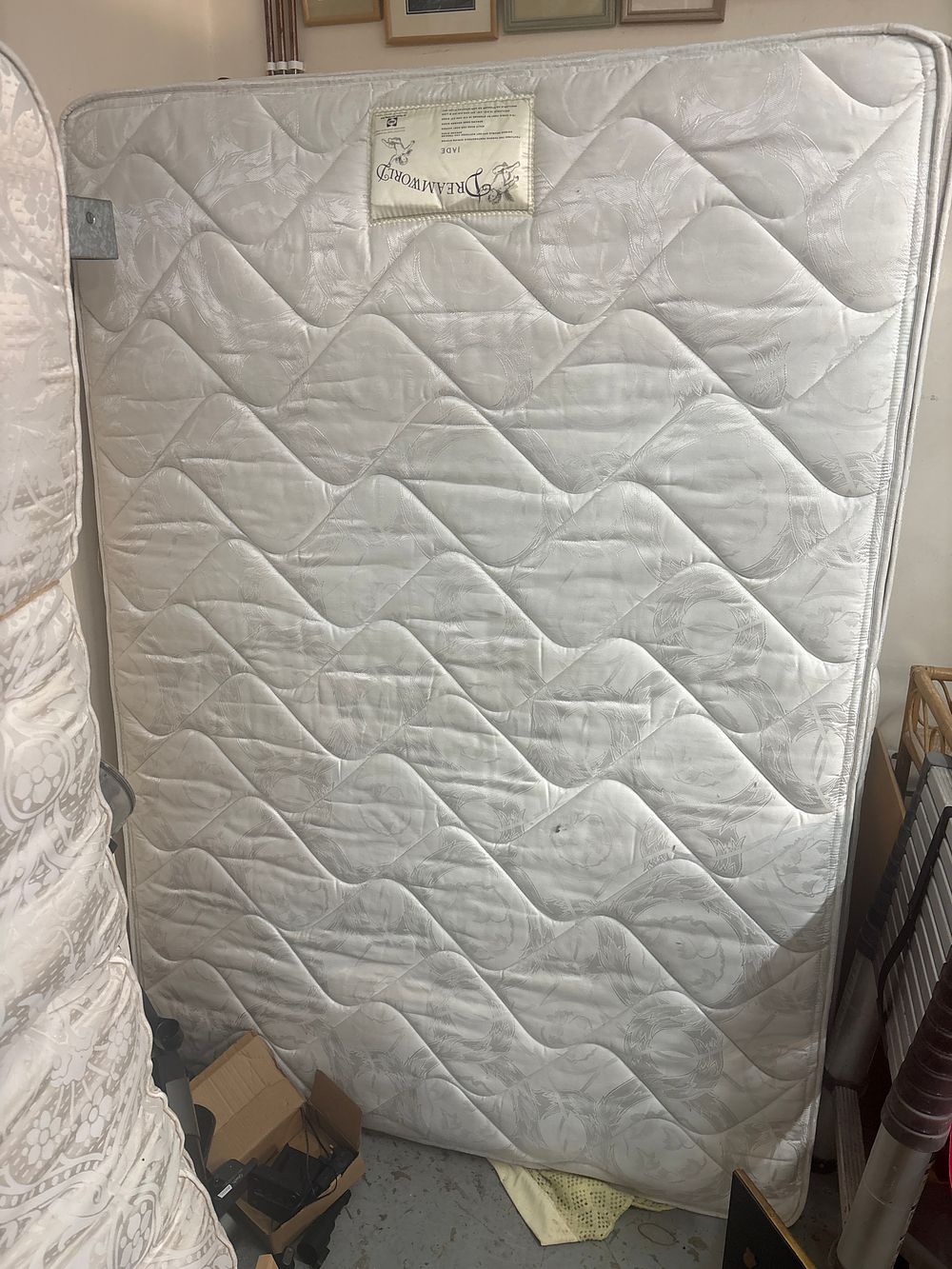 Lot 383: A Dreamworld Jade Divan Bed Only with Storage Base