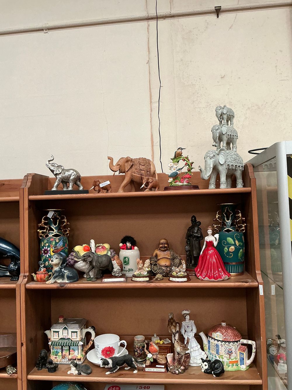 Lot 401: A Collection of Ceramic and Resin Figurines and Tableware Including Coalport and The Leonardo Collection Examples
