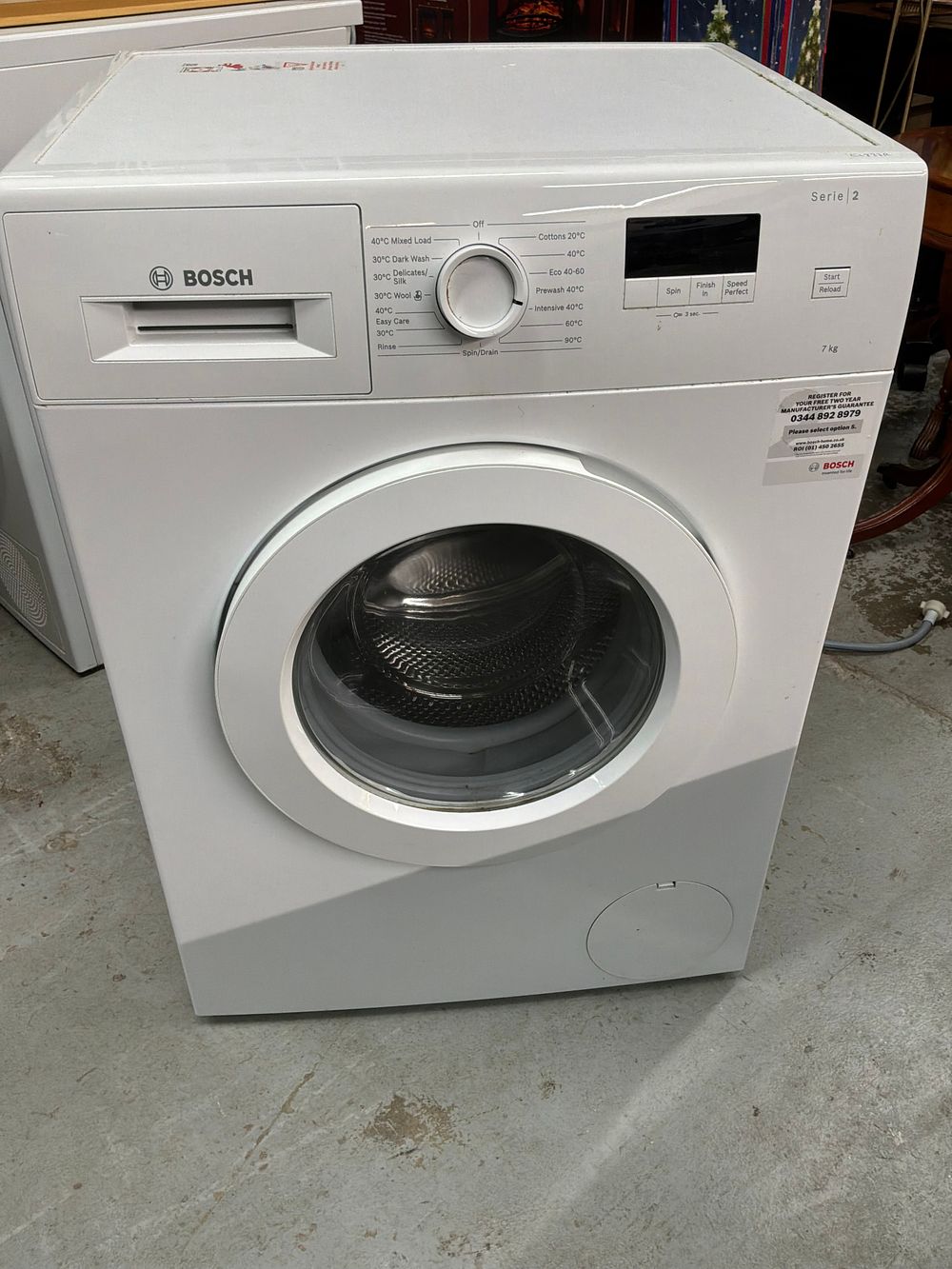 Lot 420: A Bosch Serie 2 Seven Kilogram Front Loading Washing Machine