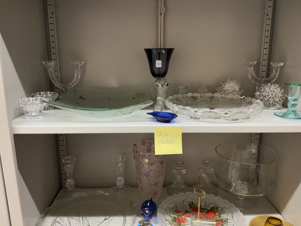 Lot 23: A Collection of Decorative Glass and Crystal Items Including Walther Glas Examples