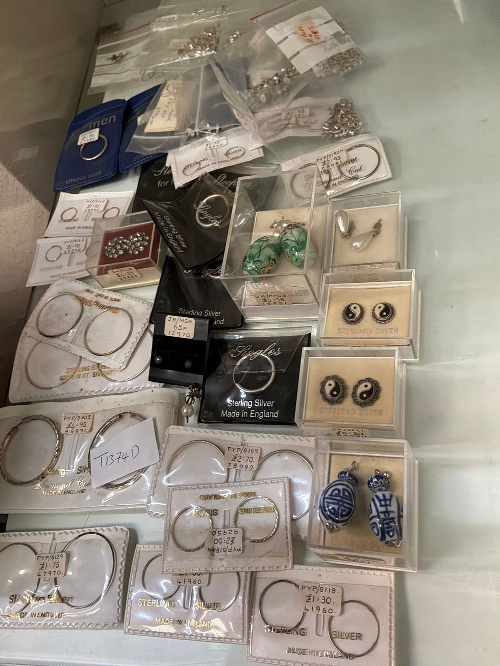 Lot 101: A Collection of Sterling Silver Jewellery and Earring Components with Retail Packaging