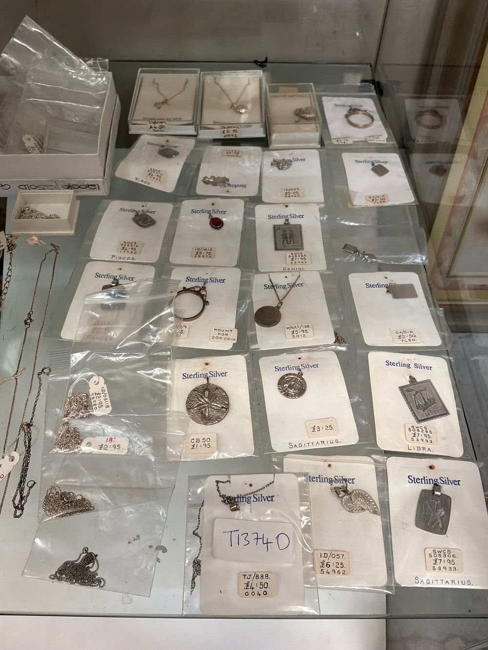 Lot 103: A Collection of Sterling Silver Jewellery and Charms Including Zodiac Pendants