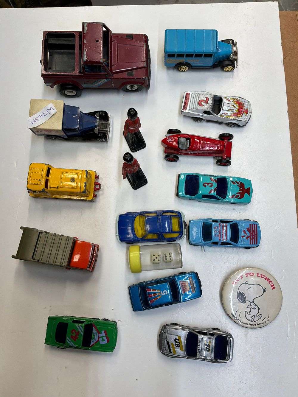Lot 114: A Collection of Die-Cast Metal and Plastic Toy Vehicles including Matchbox and Corgi Examples