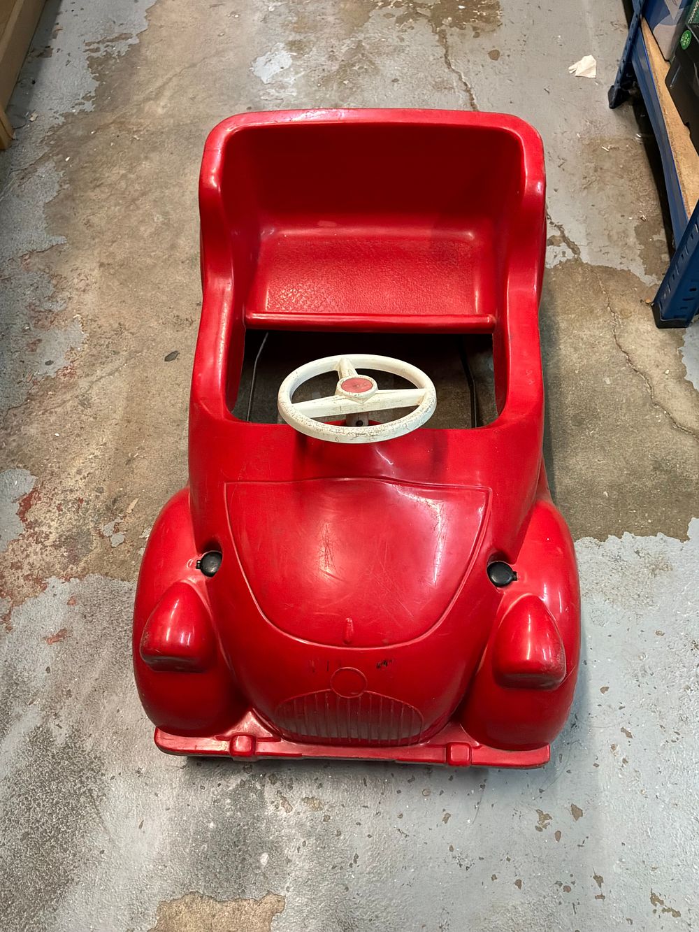 Lot 154: A Vintage Little Tikes Molded Plastic Foot-to-Floor Ride-On Toy Car