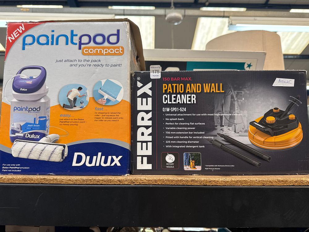 Lot 175: A Mixed Lot of Two Home Maintenance Tools Including Ferrex and Dulux Examples