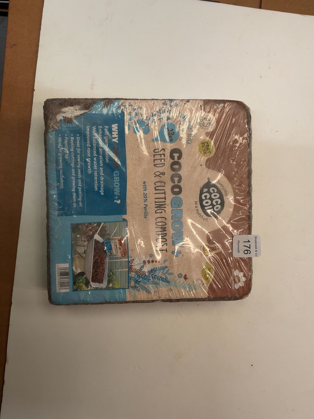 Lot 176: A Collection of Ten Coco & Coir Coco Grow+ Compressed Peat-Free Compost Blocks