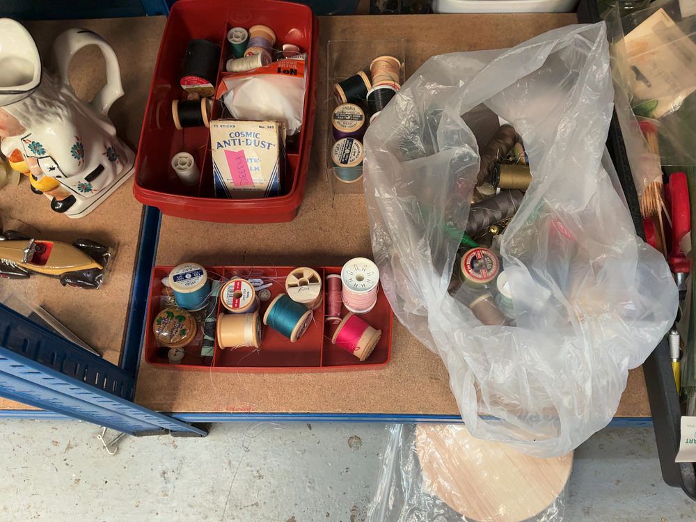 Lot 195: A Collection of Sewing and Sugarcraft Supplies including Dewhurst's Sylko and Sugarcel Examples