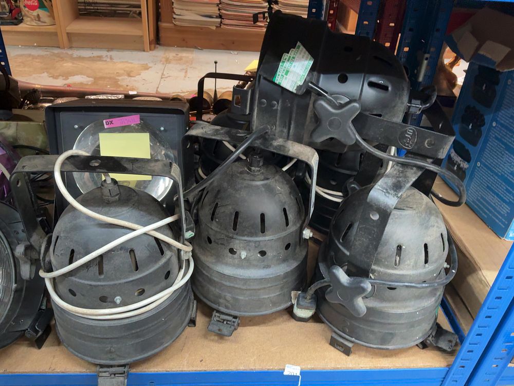 Lot 216: A Collection of Professional Stage and Studio Lighting Fixtures