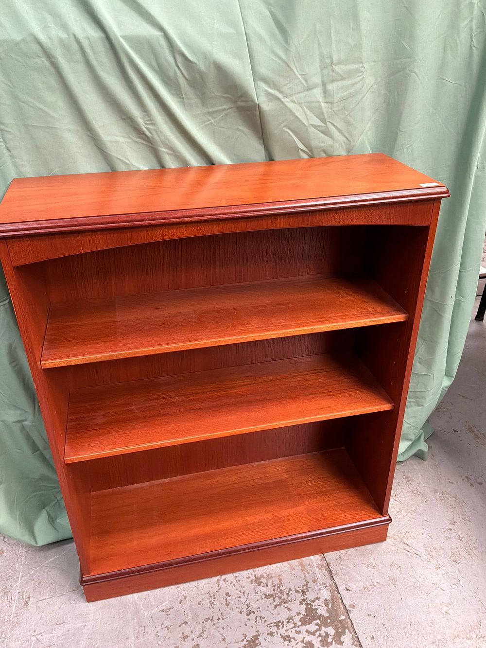 Lot 249: A Stag Wood Low Bookcase