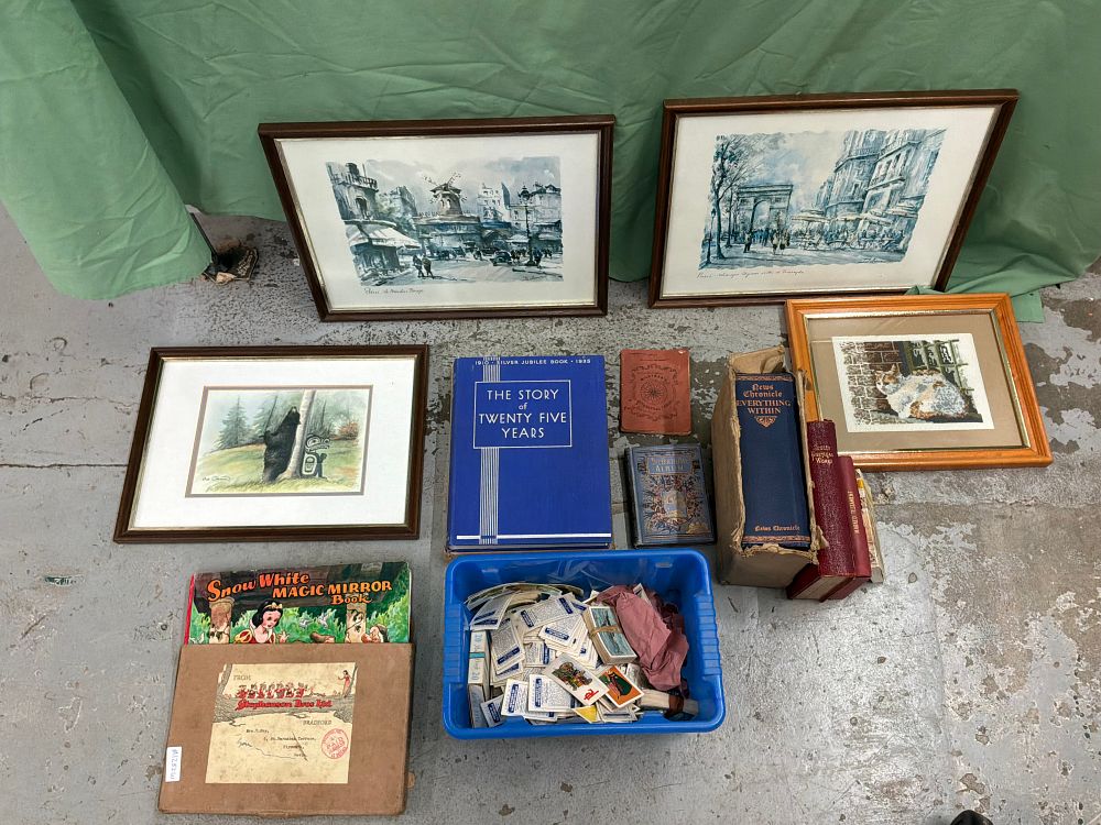 Lot 345: A Collection of Paper Ephemera and Books including Walt Disney's Snow White Magic Mirror Book