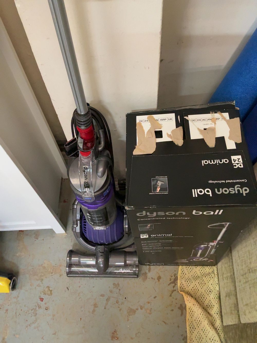 Lot 358: A Dyson DC24 Animal Upright Vacuum Cleaner in Original Retail Packaging