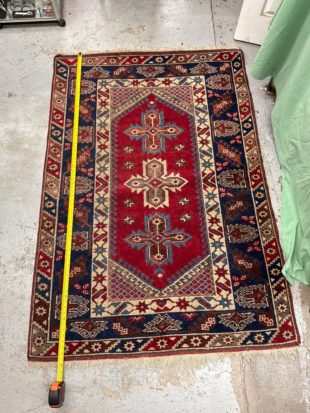 Lot 386: Two Hand Knotted Wool Rugs Including a Pakistani Bokhara