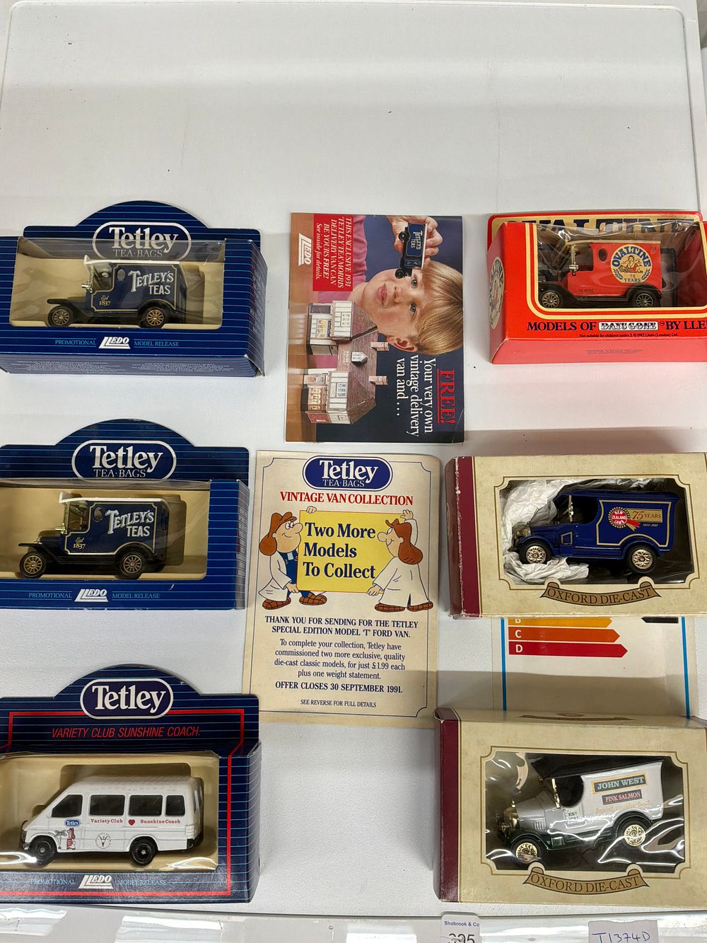 Lot 416 – A Collection of Six Die-Cast Model Promotional Delivery Vans ...
