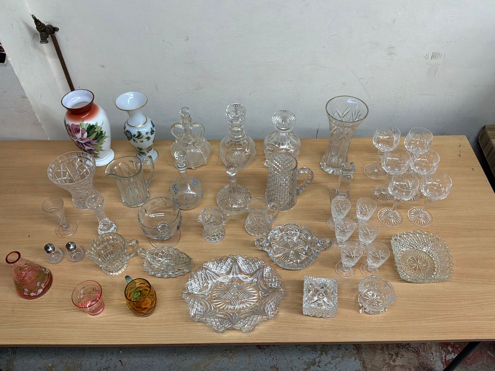 Lot 417: A Collection of Cut Crystal and Decorative Glassware Including Stuart Crystal Examples