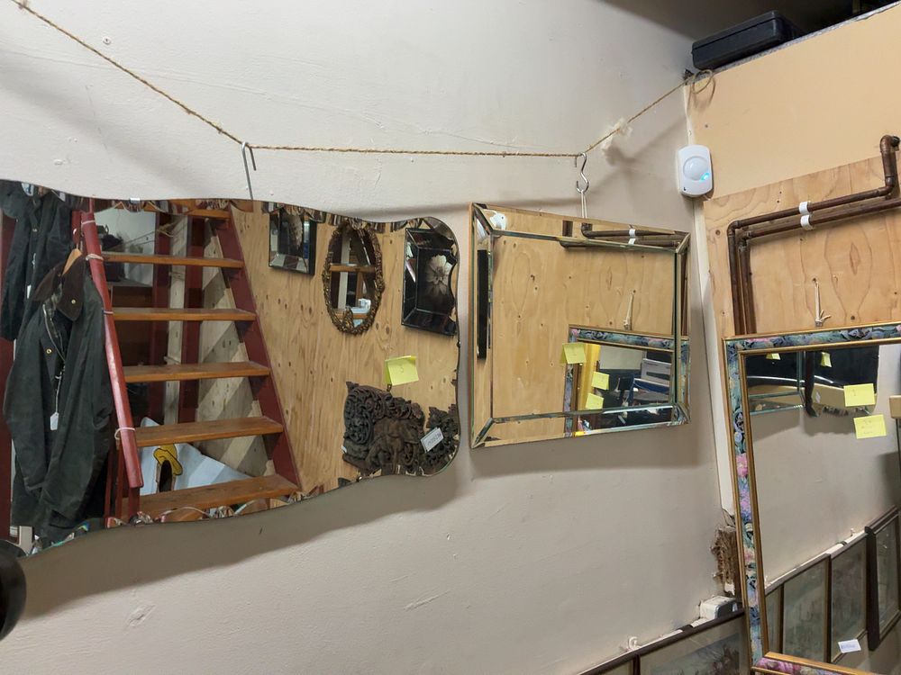 Lot 431: A Trio of Mid and Late 20th Century Wall Mirrors