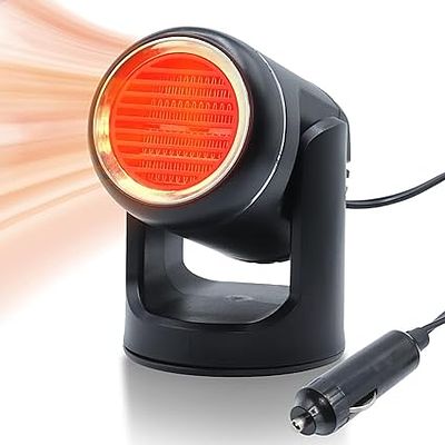 Car Heater, Portable 12v 150 W Car Heater and Defroster, Car Heater That Plugs Into Cigarette 